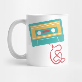 Colorful Vintage Retro Cassette Tape Mug